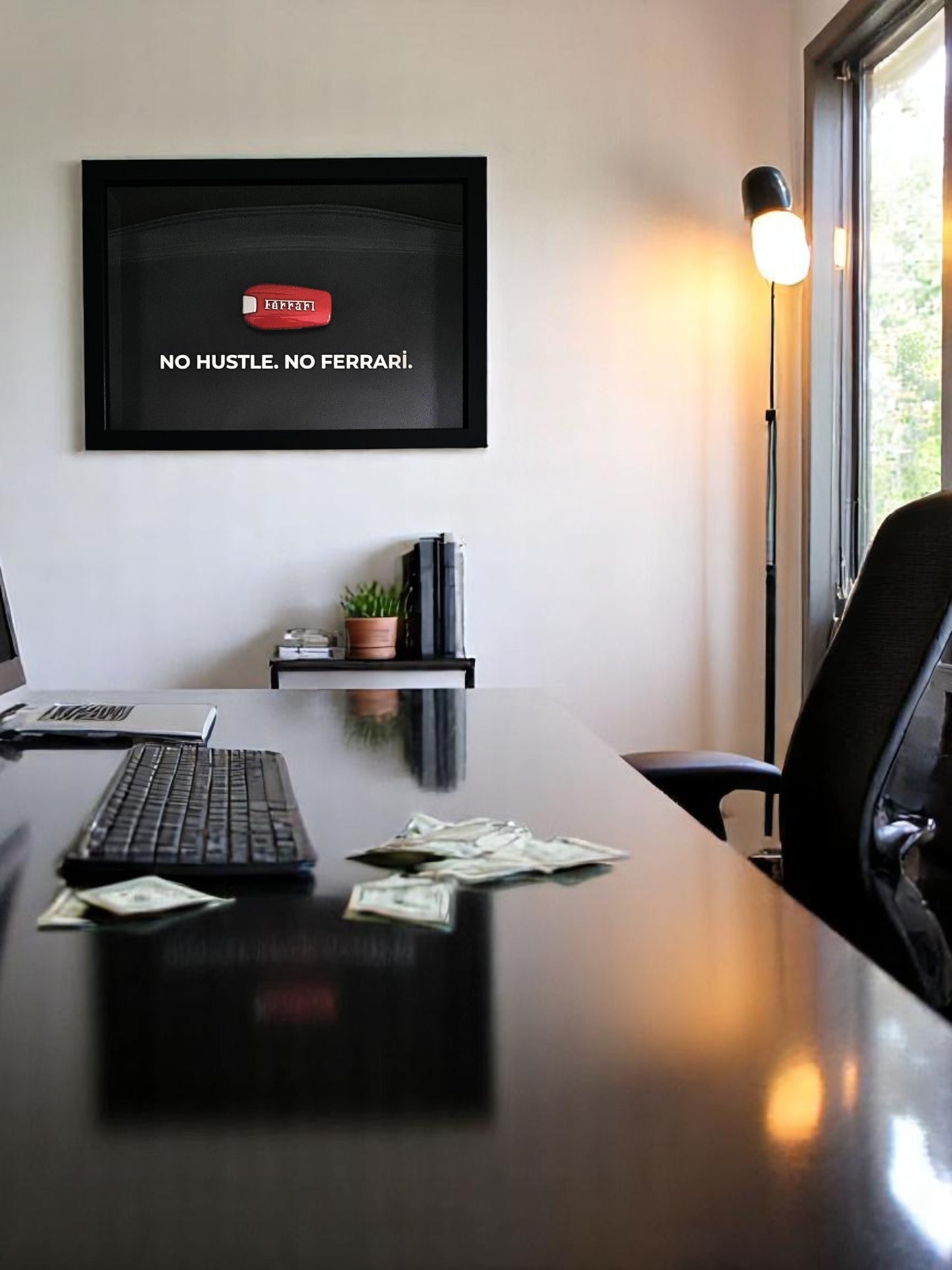 NO HUSTLE. NO FERRARİ.