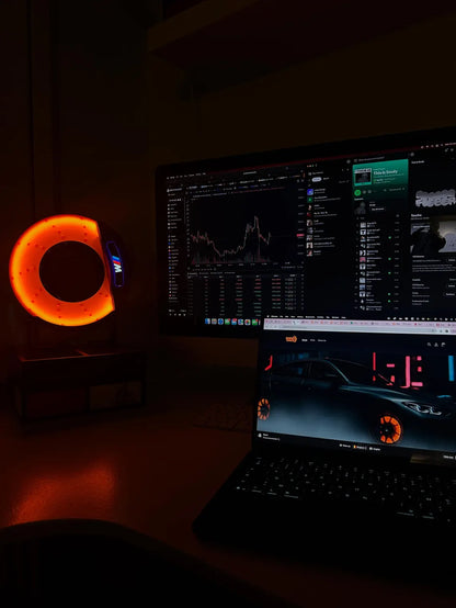 BrakesFire Serisi – Işıklı Fren Diski LED Masa Lambası