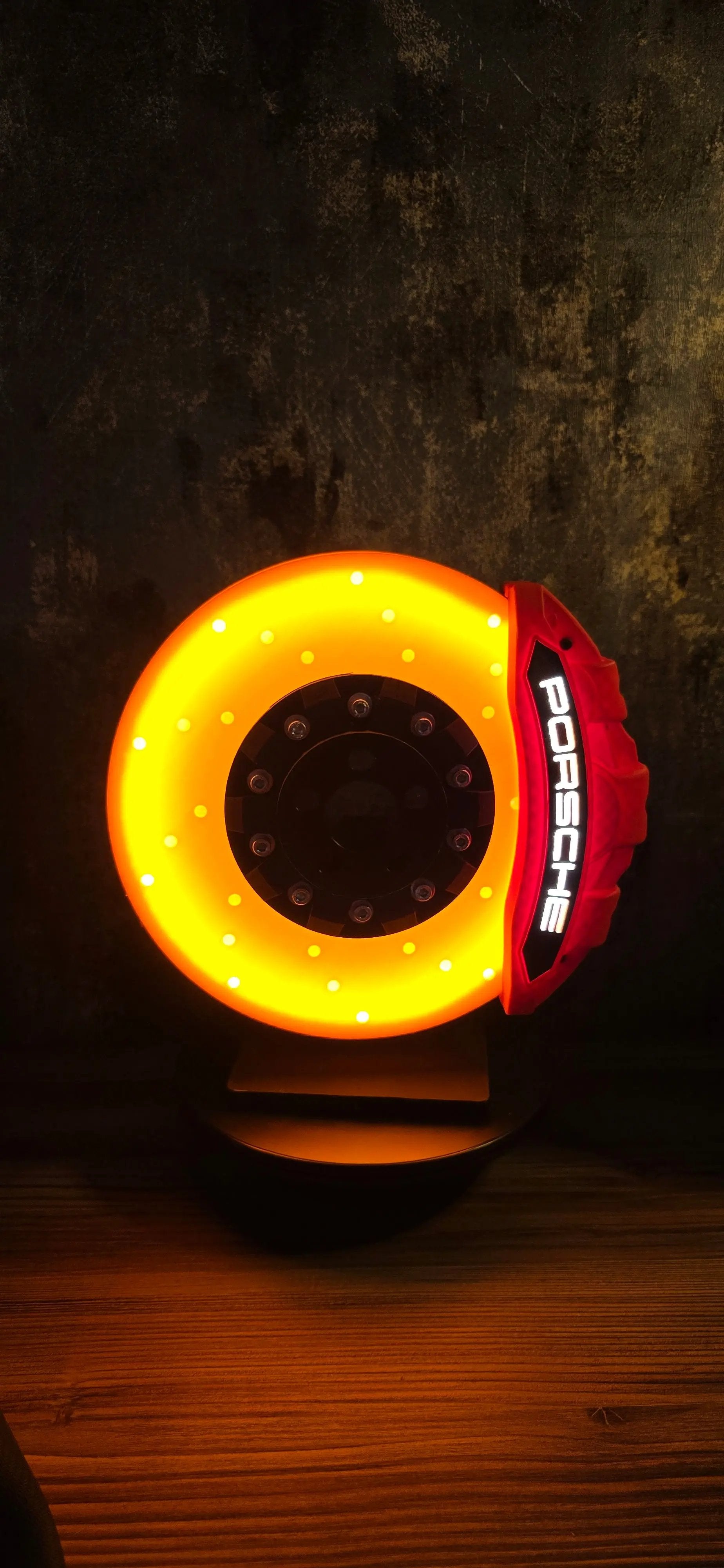 BrakesFire Serisi – Işıklı Fren Diski LED Masa Lambası Drive To Millions