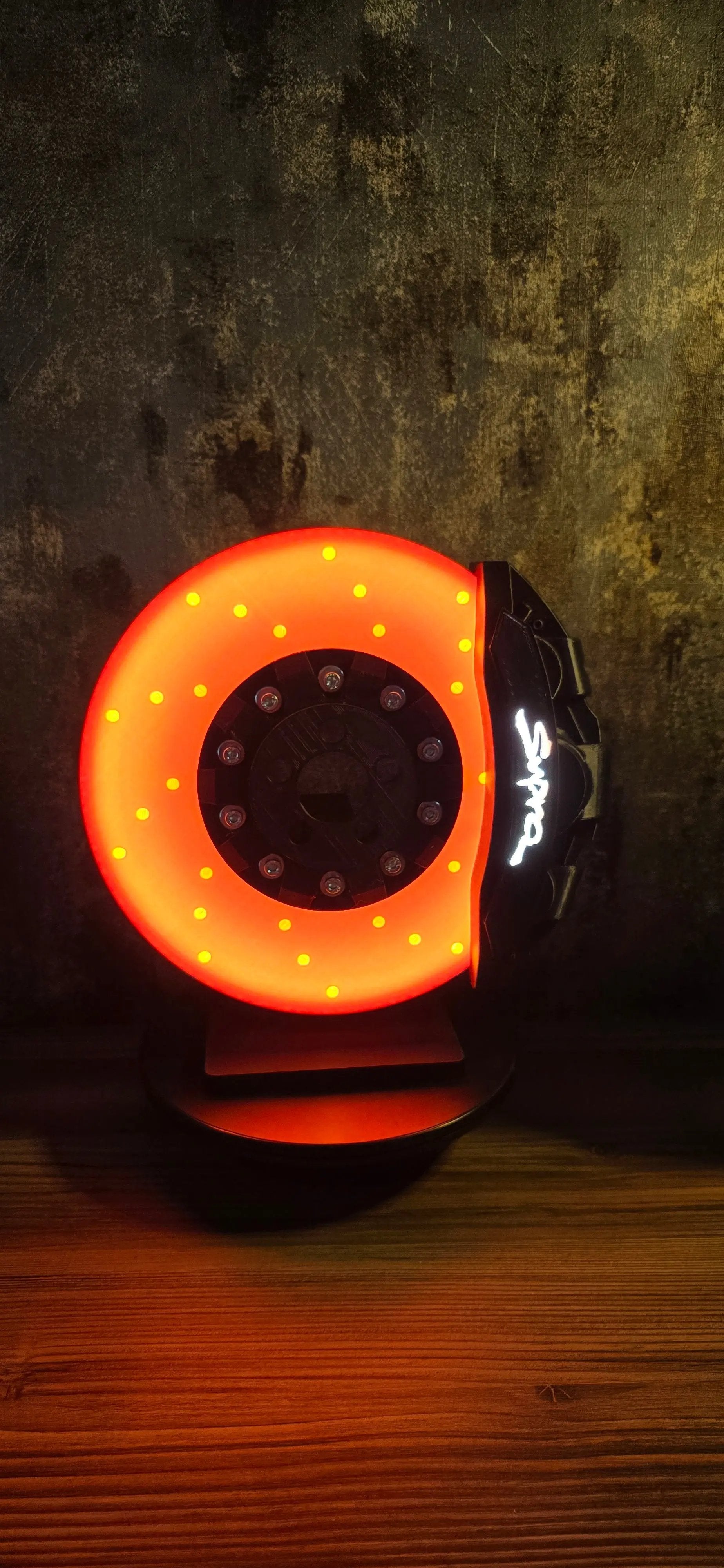 BrakesFire Serisi – Işıklı Fren Diski LED Masa Lambası Drive To Millions